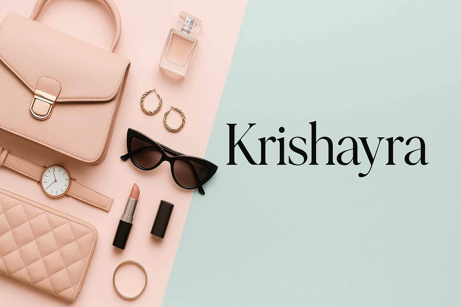 add Name Krishayra on the right side 